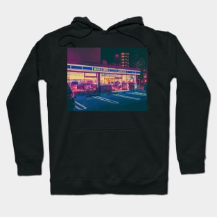 Japan night city Hoodie